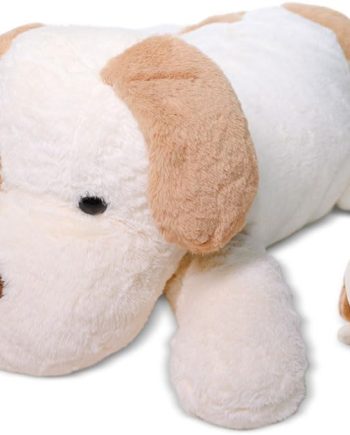 6 lbs Weighted Stuffed Animals - 27 inch Dog Weighted Plush Large Weighted Stuffed Animals - Weighted Plushies for Adults, Kids, Boys and Girls