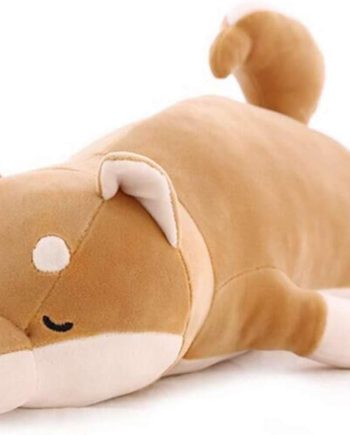 30'' Shiba Inu Plush Stuffed Animal, Giant Stuffed Animals for Anxiety, Big Shiba Inu Corgi Plush, Dog Plush Pillow Hugging Pillow Sleeping Dog Cushion Soft Plush Toy Big Stuffed Animals Kawaii Decor