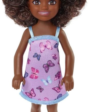 Wearing Butterfly-Print Dress and Pink Shoes, Toy for Kids Ages 3 Years Old & Up