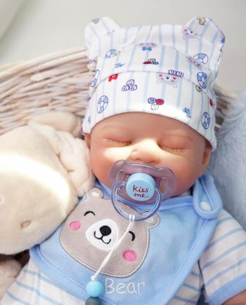 20-Inch Lifelike Reborn Baby Dolls - Sweet Smile Real Life Realistic-Newborn Soft Body Realistic Newborn Baby Dolls Sleeping Baby Boy-Best Gift for Kids Age 3+