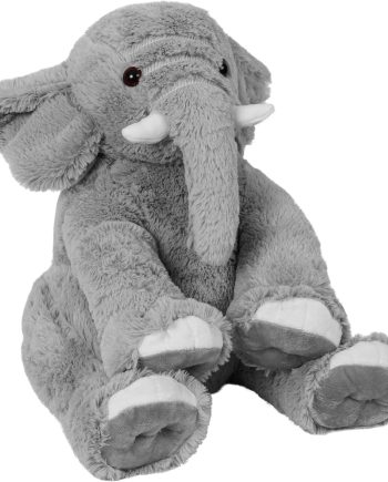 Weighted Elephant Stuffed Animals, 5Lb Weighted Plush Giant 16in Elephant Throw Pillow Plushie for Boys, and Girls Christmas (Grey)