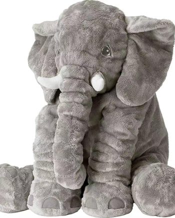 Giant Stuffed Animals Doll Elephant Stuffed Animal, 24" Stuffed Elephant Plush Toy Gifts for Girls Boys Gray