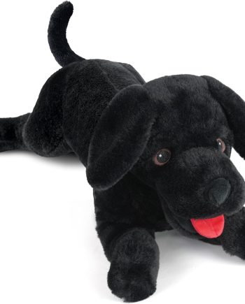 Dog Stuffed Animal, 21 inch Black Lab Plush Dog, Realistic Stuffed Dog, Puppy Plush Toy for Kids