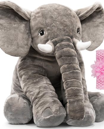 Stuffed Elephant Plush Animal Toy 24 INCH