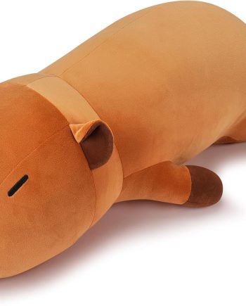 30'' Giant Capybara Plush Stuffed Animal- Capybara Plush Pillow Plushies, Large Sleeping Capybara Plush Toy, Cute Hugging Capybara Stuffed Animal, Birthday Gifts for Kids Girls Boys