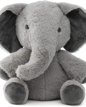 Elephant Stuffed Animals - Soft & Cozy Baby Stuffed Elephant Plush Toy (Large - 10.5 Inches) Machine Washable Stuffed Animals for Boys & Girls 3-5+