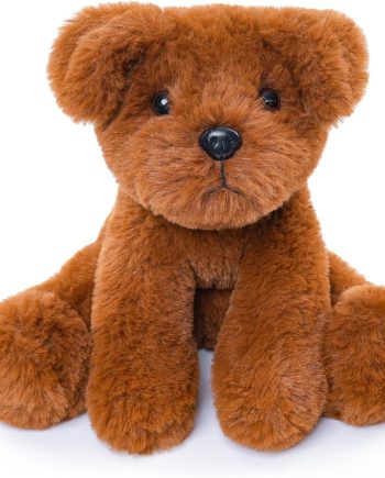 Chocolate Labs Labrador Stuffed Animals, Stuffed Puppies, Retrievers Dog Plush Toys for Kids Boys Girls Birthday Bedtime Gifts, 7.9 inches, Brown Chocolate