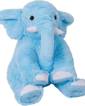 Weighted Elephant Stuffed Animals, 5Lb Weighted Plush Giant 16in Elephant Throw Pillow Plushie for Boys, and Girls Christmas (Blue)